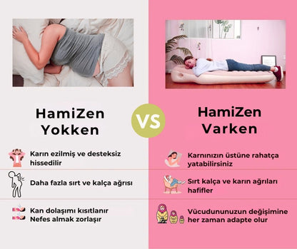 HamiZen™ Şişirilebilir Hamile Yatağı