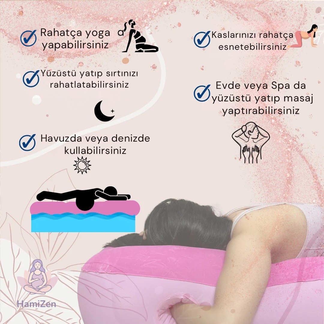 HamiZen™ Şişirilebilir Hamile Yatağı